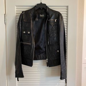 Almost new D&G leather jacket